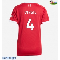 Liverpool Virgil van Dijk #4 Hjemmedrakt Dame 2025-26 Kortermet